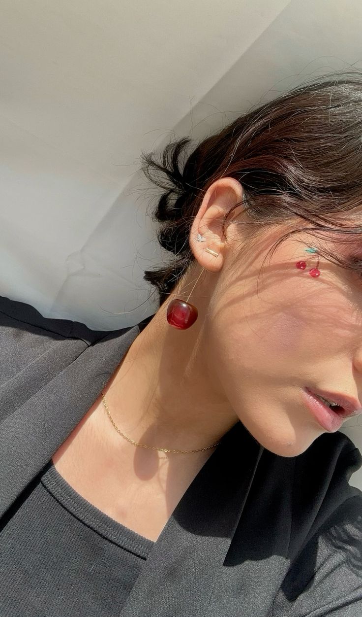 گوشواره گیلاسی 🍒