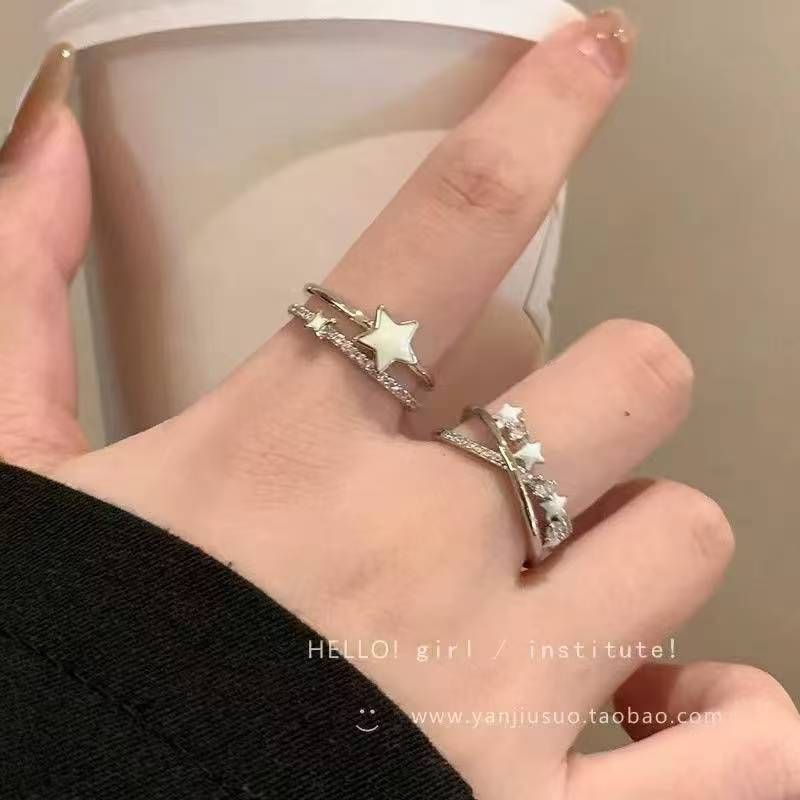 پک انگشتر ستاره ⭐ ست دو عددی✨
