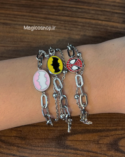 🦇 دستبند بتمن و اسپایدرمن 🕷️