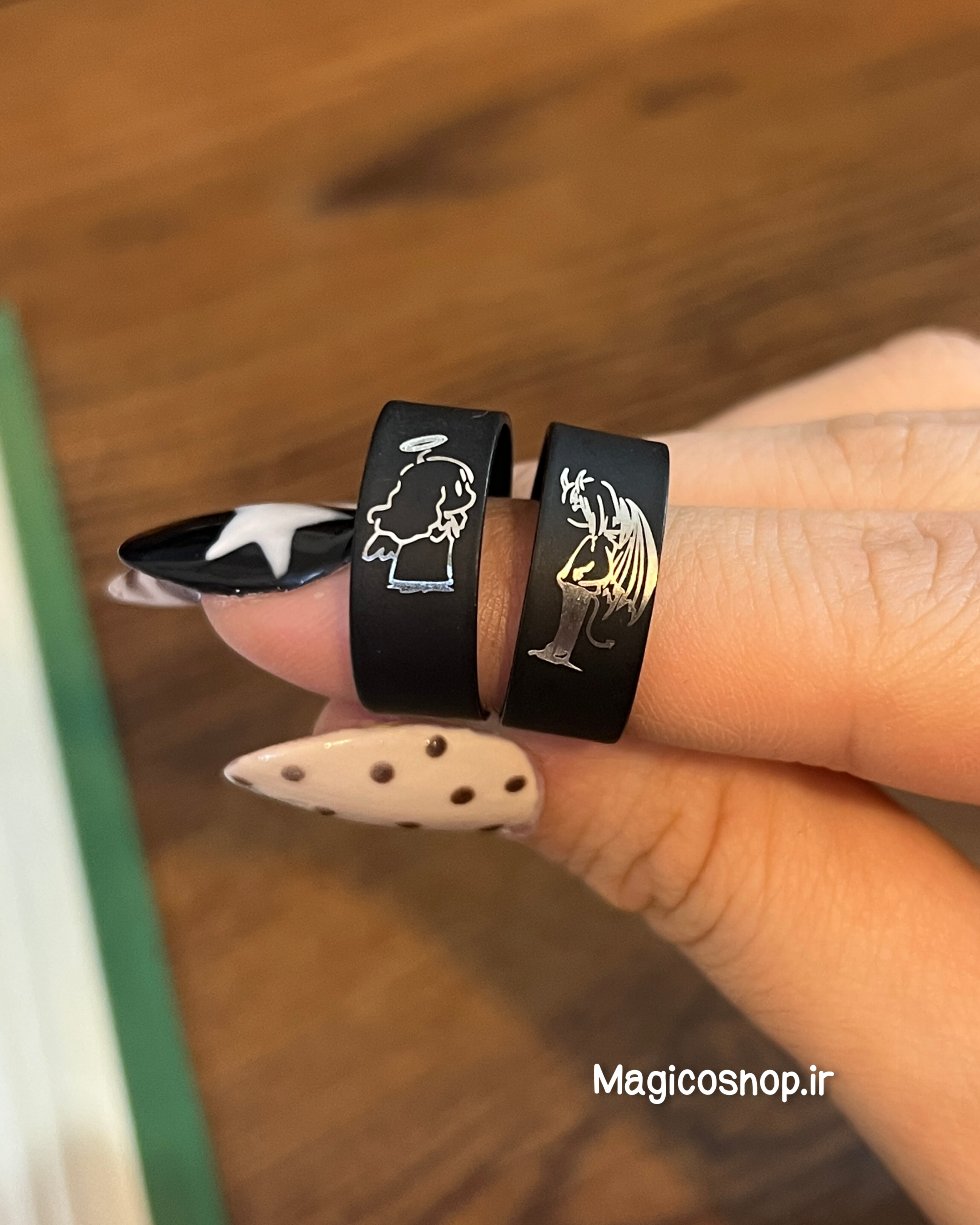 انگشتر ست فرشته شیطان 💍😈😇
